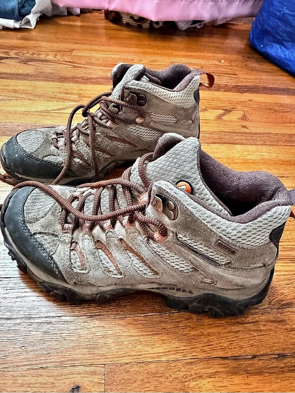 Merrell Moab 2 Mid Waterproof Hiking Boots Brown & Gray US 8